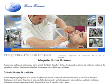 Tablet Screenshot of peluqueriasherrerahermanos.com